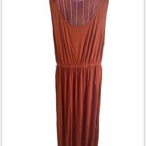 Forever21 Burnt Orange long maxi  dress size 1X